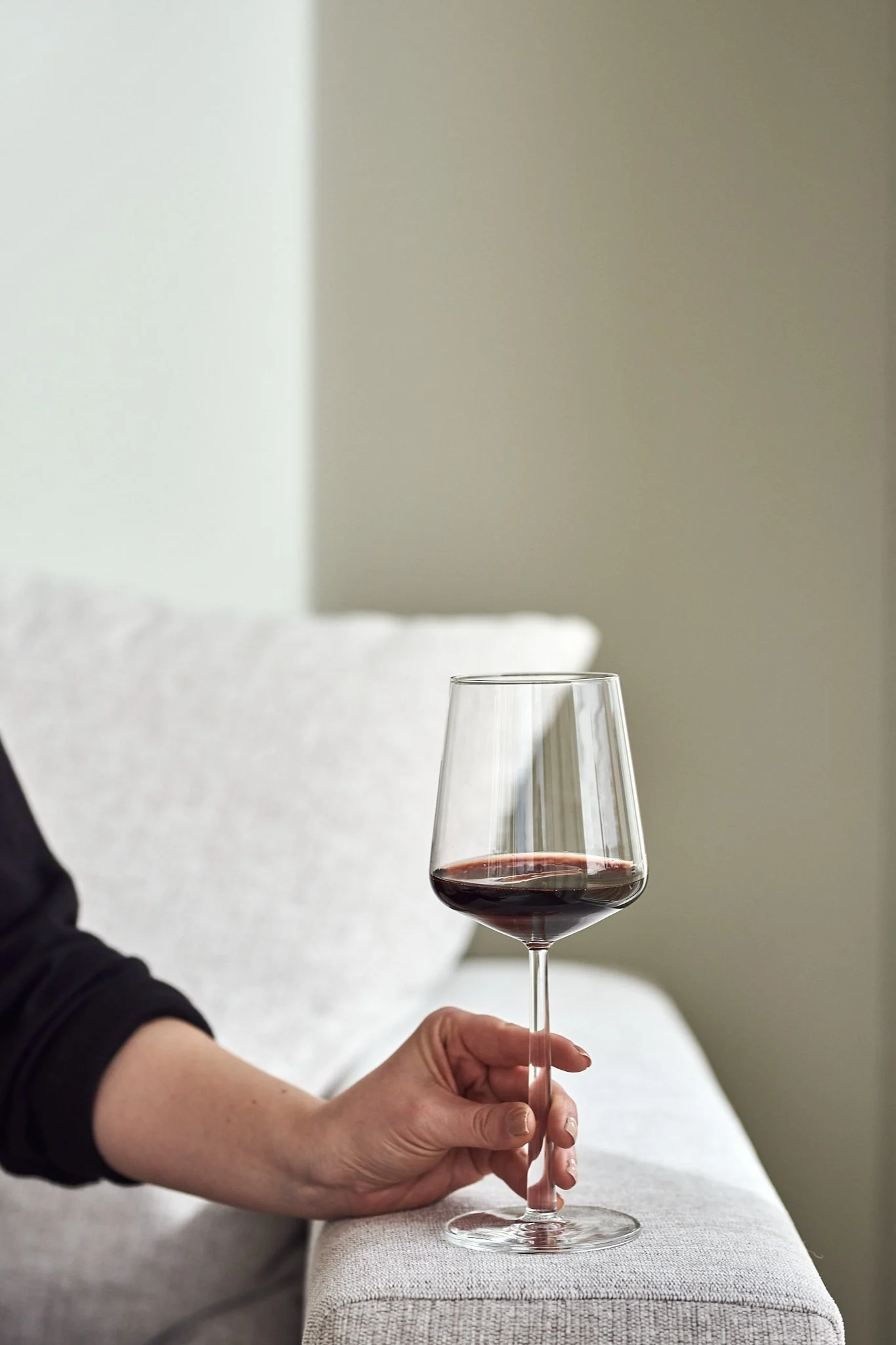 Essence Rotweinglas von Iittala.