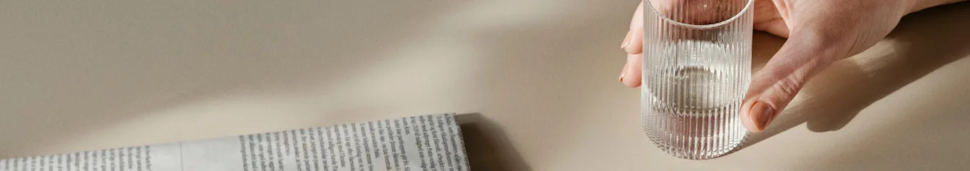 Geriffelte Gläser