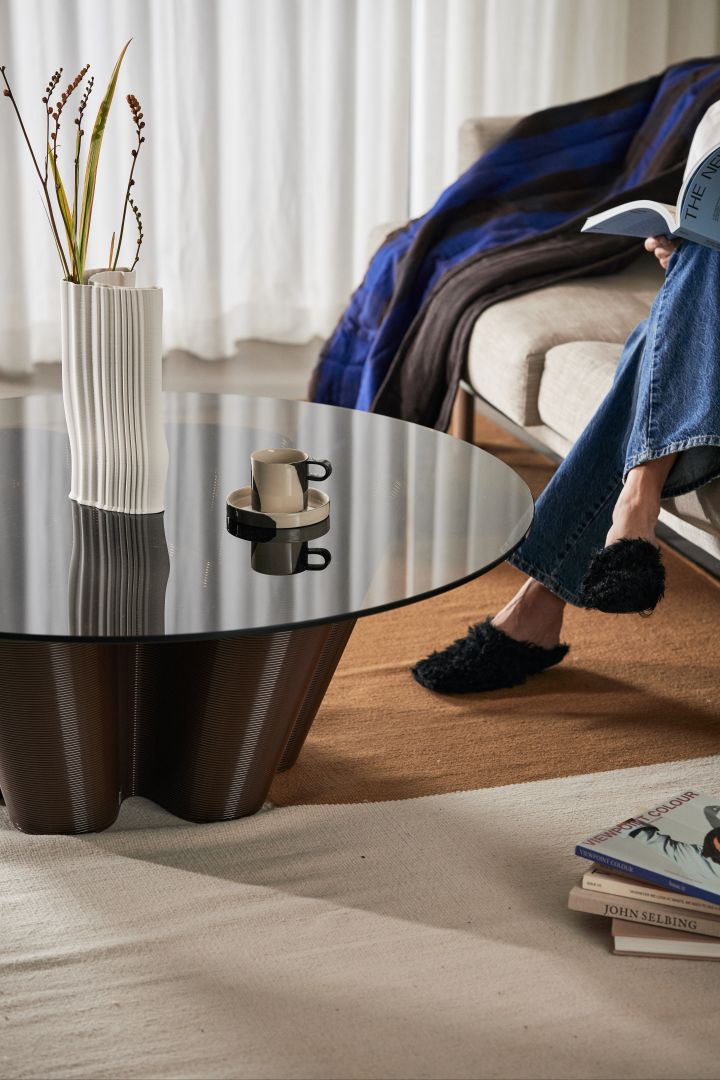 Hier sehen Sie eine Nahaufnahme des Anemone coffee table von Ekbacken Studios, den Erfindern von Möbeln aus dem 3D-Drucker. 