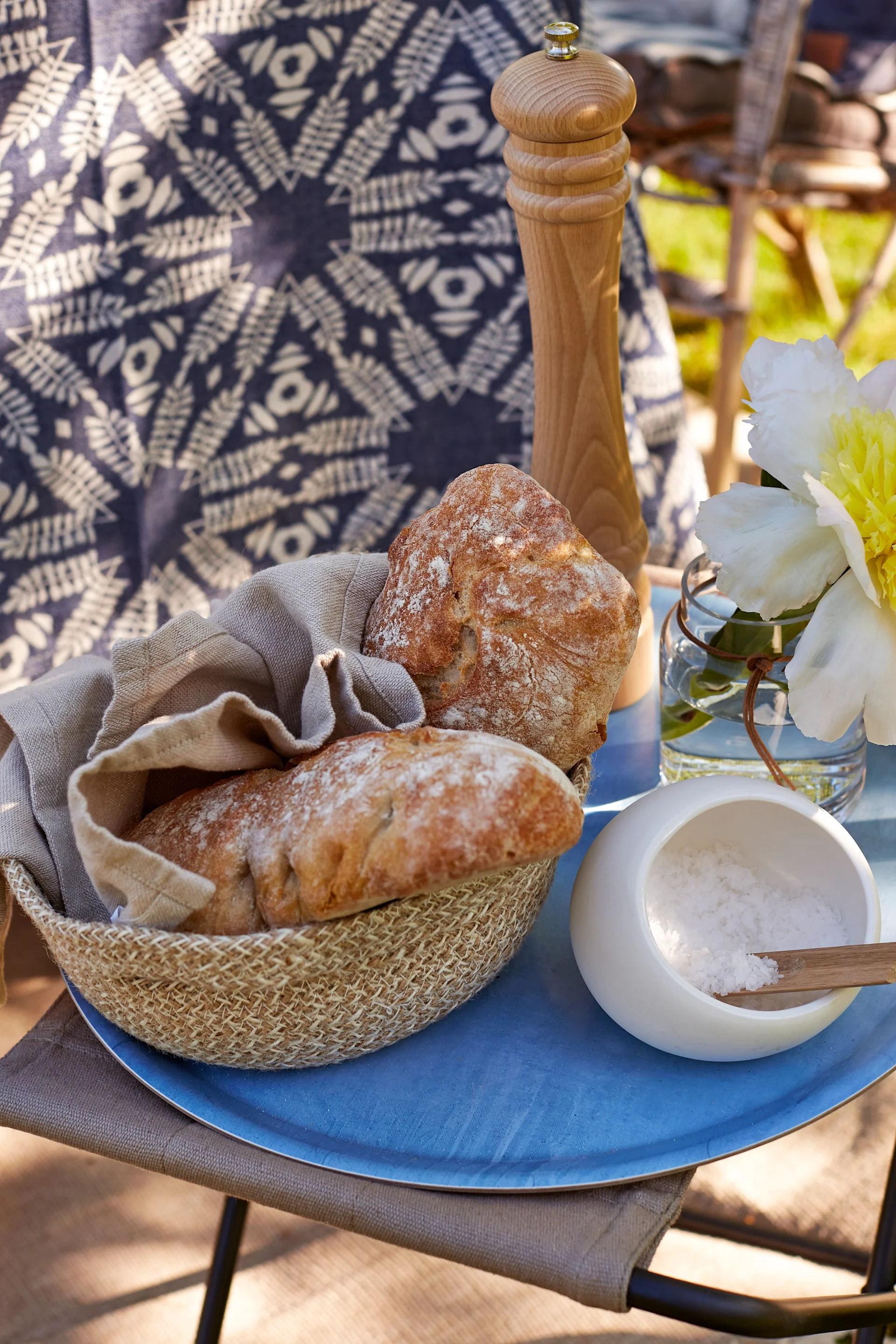 Tischdeko für den Sommer – finden Sie geflochtene Körbe von Dixie