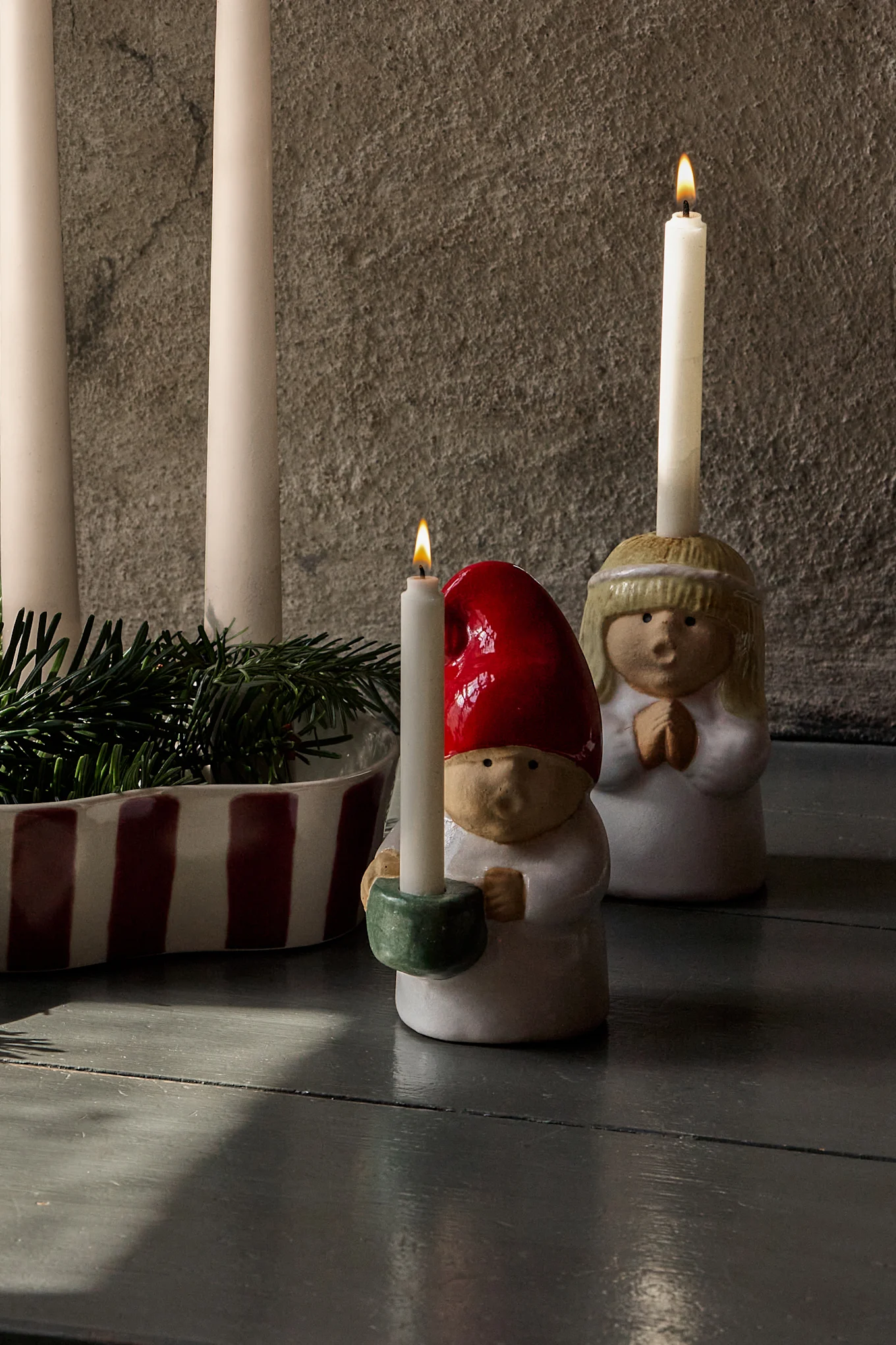 Skandinavische Weihnachtsdekoration
