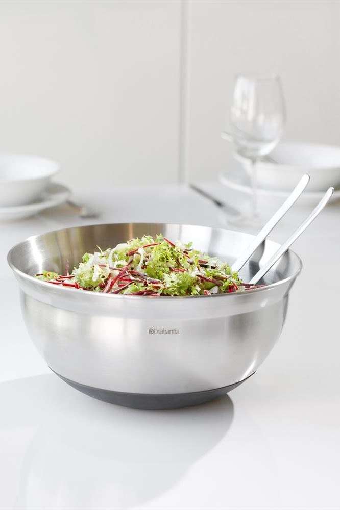 Mehr Freude am Kochen – hier sehen Sie die stilvolle Brabantia 3-Pack Edelstahlschüssel.