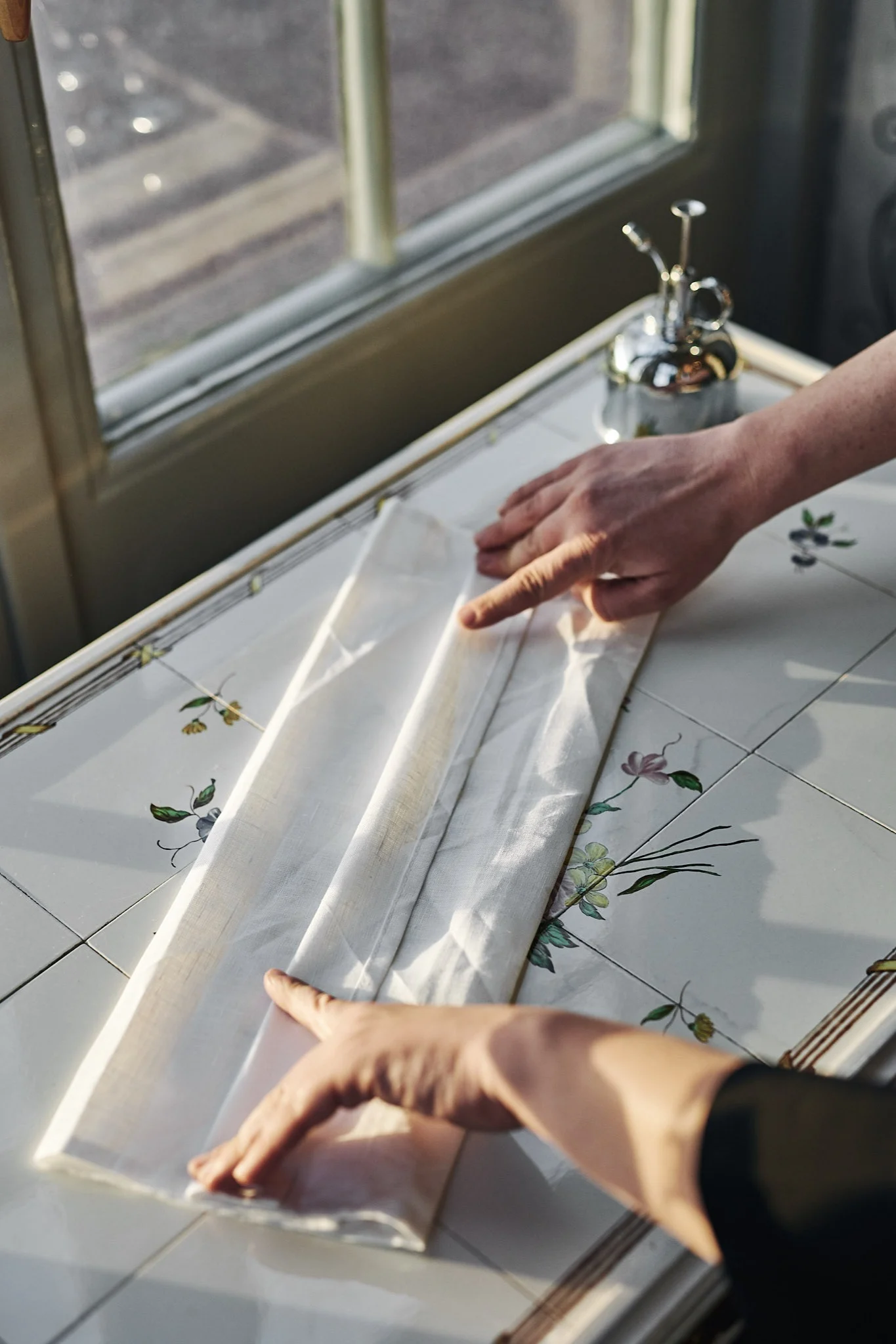 Serviettenfalten für Partys.