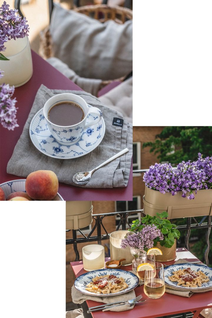 Kaffee und Mittagessen - egal, wie Sie Ihren Balkon nutzen, im Sommer ist es immer schön, draußen zu essen. 