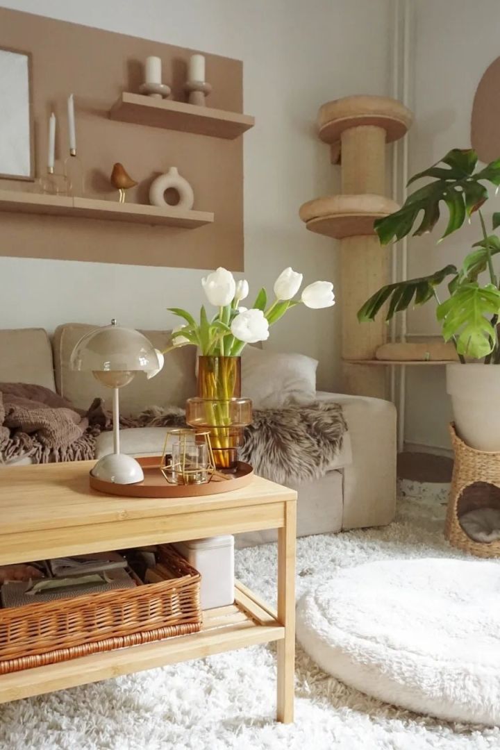 Boho und weitere Einrichtungsstile: Hier sehen Sie das im Boho-Stil eingerichtete Wohnzimmer der Instagram Userin @tami.gro92.