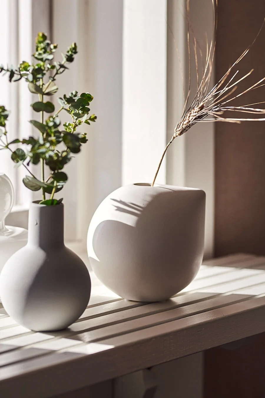 Schilfrohr-Diffusoren-Set Mit Keramikvase – Getrocknete Blumen, Pampasgras, Eukalyptus, Deko